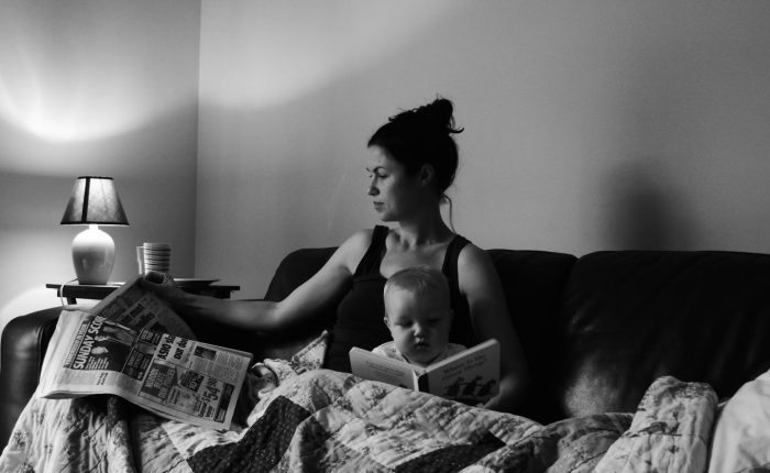 ‘Children become readers on the laps of their&nbsp;parents.’